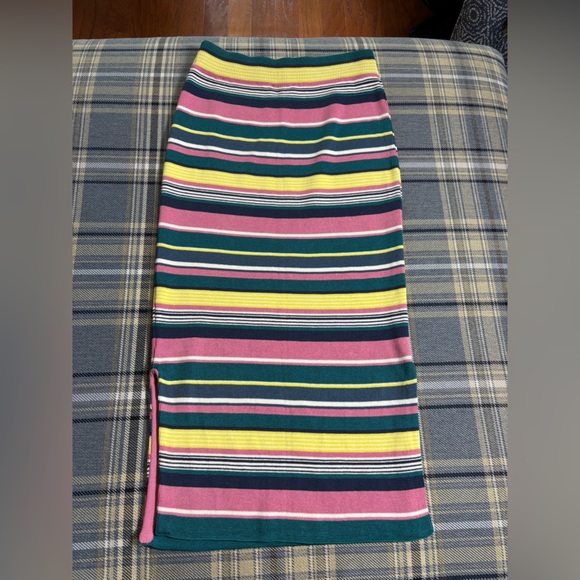 Anthropologie Maeve Lana Striped Midi Skirt NWT - Picture 4 of 7